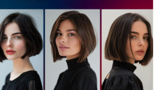 Cortes para Cabelo Liso de Comprimento MédioCortes na Altura do Queixo Italian Bob, Butterfly Cut e Estilos Versáteis para Transformar Seu Visual