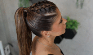 Penteado de Rabo com Tupé