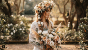 Tons de Flores para Arranjos de Noiva