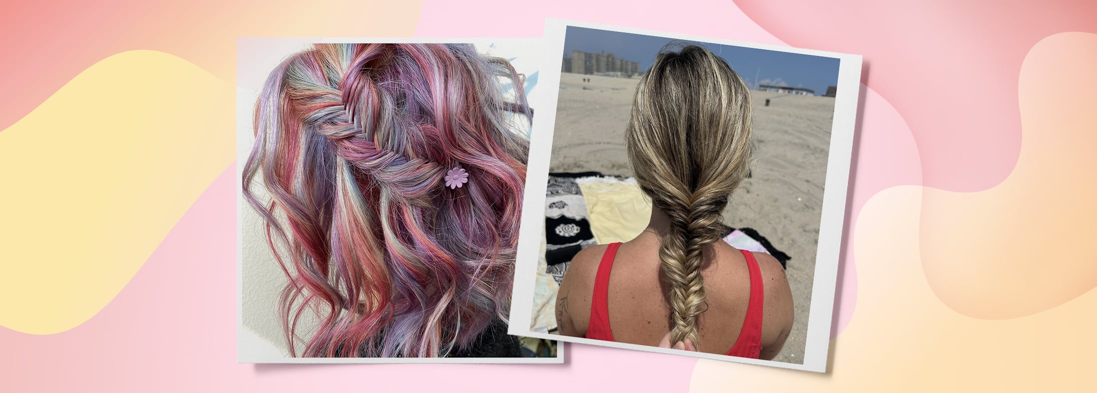 Trança espinha de peixe em cabelo curto estilo bob