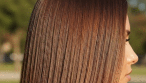 Tons de cabelo chocolate