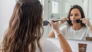 Guia para retocar cabelo cor chocolate em casa