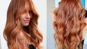 Dourado Avermelhado / Loiro com Tons de Morango