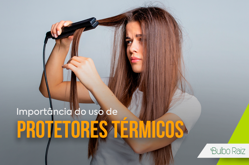 mulher usando chapinha sem protetor térmico fadiga higral, água dura de São Paulo e baixa umidade do cerrado como causas externas do cabelo seco
