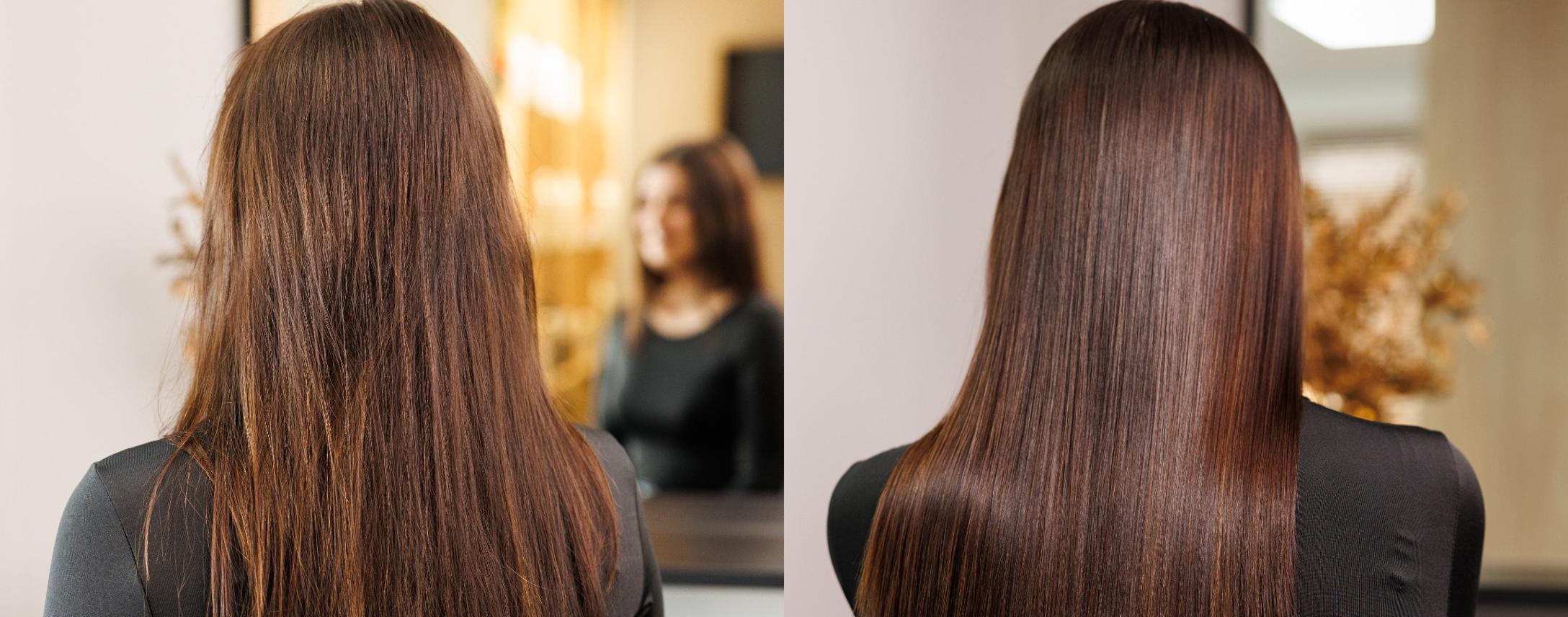 Diagnóstico de cabelo ressecado: teste de porosidade capilar em copo de água